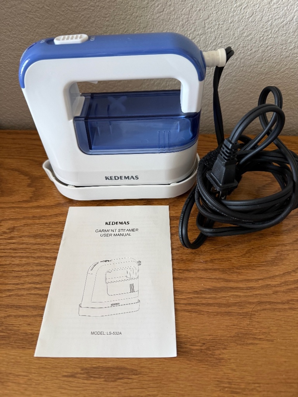 Portable Mini Handheld Steamer Steam Iron Clothes Quilting 1300W 120V Kedemas